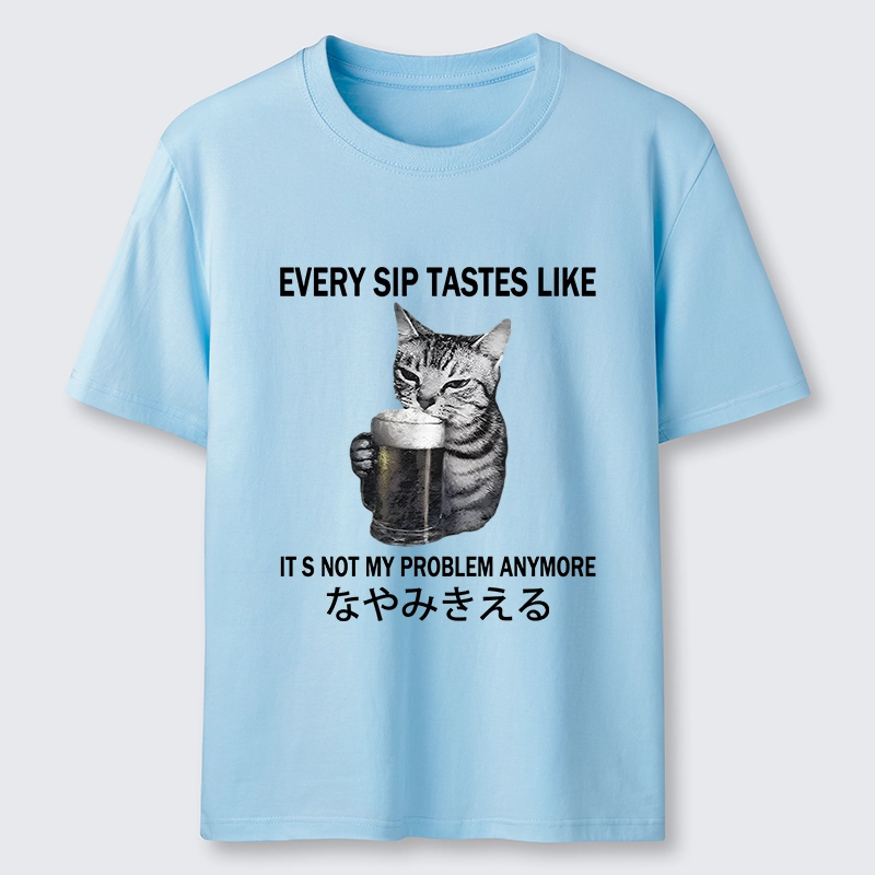 Tokyo-Tiger Chill Beer Cat Relax Graphic Classic T-Shirt