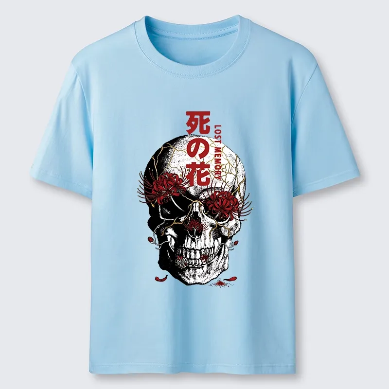 Tokyo-Tiger Dark Goth Spider Lily Skull Art Classic T-Shirt