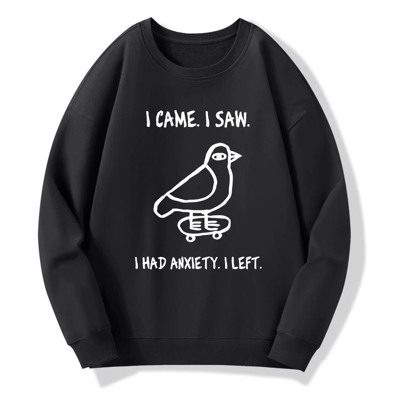 Tokyo-Tiger Funny Meme Bird Just Needs A Break Classic Sweatshirt