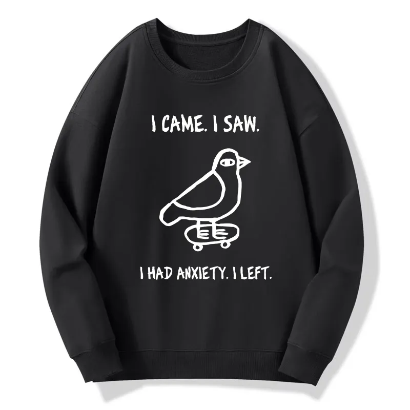 Tokyo-Tiger Funny Meme Bird Just Needs A Break Classic Sweatshirt