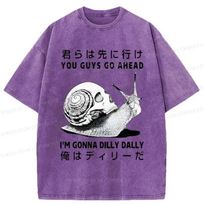Tokyo-Tiger Dilly Dally's Snail Washed T-Shirt