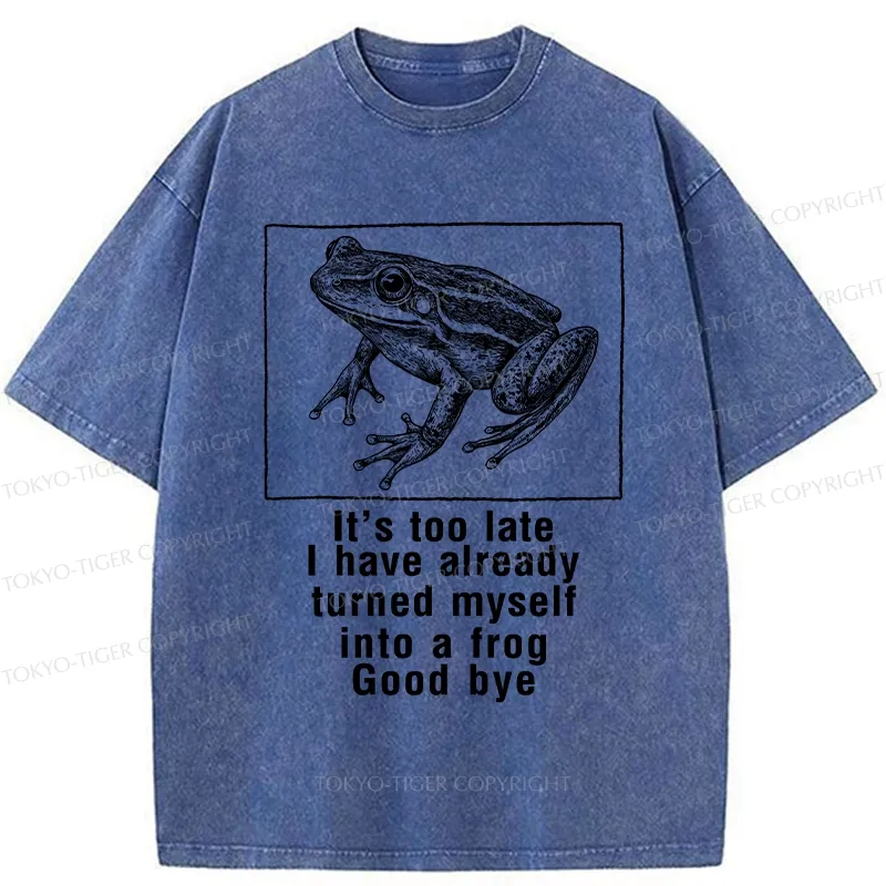 Tokyo-Tiger It's Too Late Washed T-Shirt