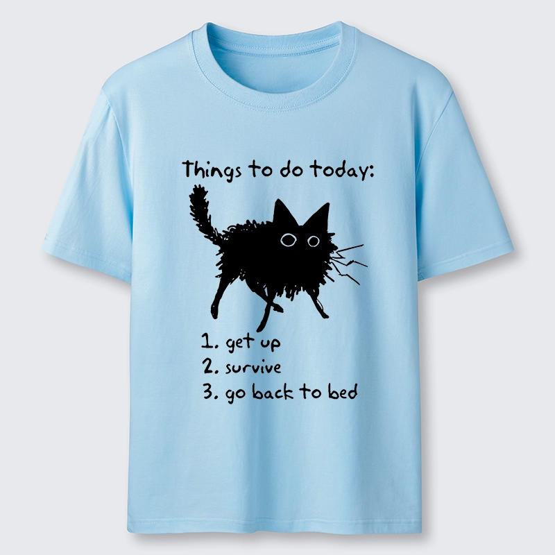 Tokyo-Tiger Lazy Cat Survive Day Funny Meme Classic T-Shirt