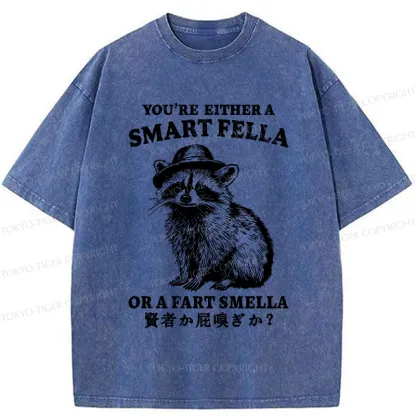 Tokyo-Tiger Sage Or Fart-sniffer Washed T-Shirt
