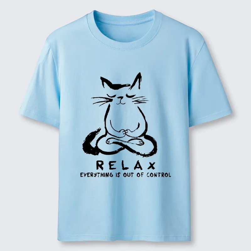 Tokyo-Tiger Zen Meditate Cat Chill Funny Meme Classic T-Shirt