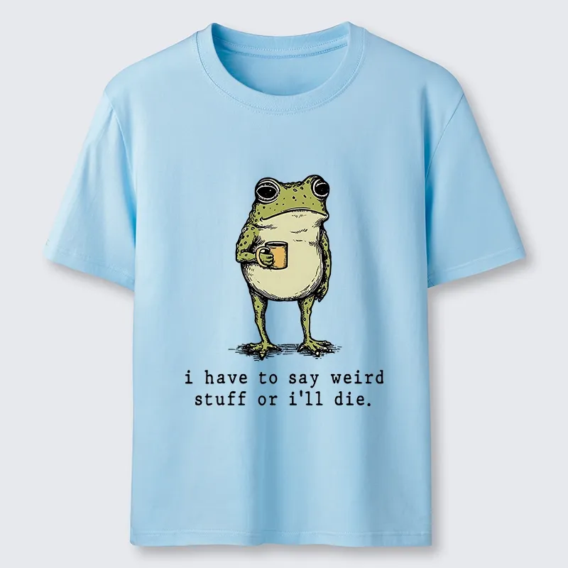 Tokyo-Tiger Funny Meme Weird Talking Coffee Frog Classic T-Shirt