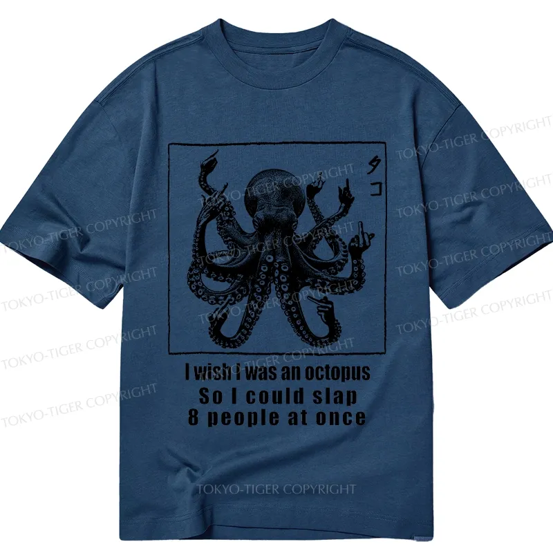 Tokyo-Tiger I Wish I Was An Octopus Classic T-Shirt