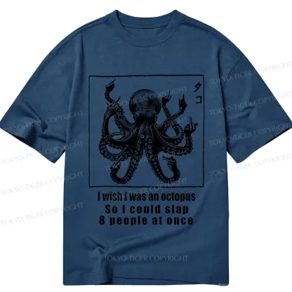 Tokyo-Tiger I Wish I Was An Octopus Classic T-Shirt