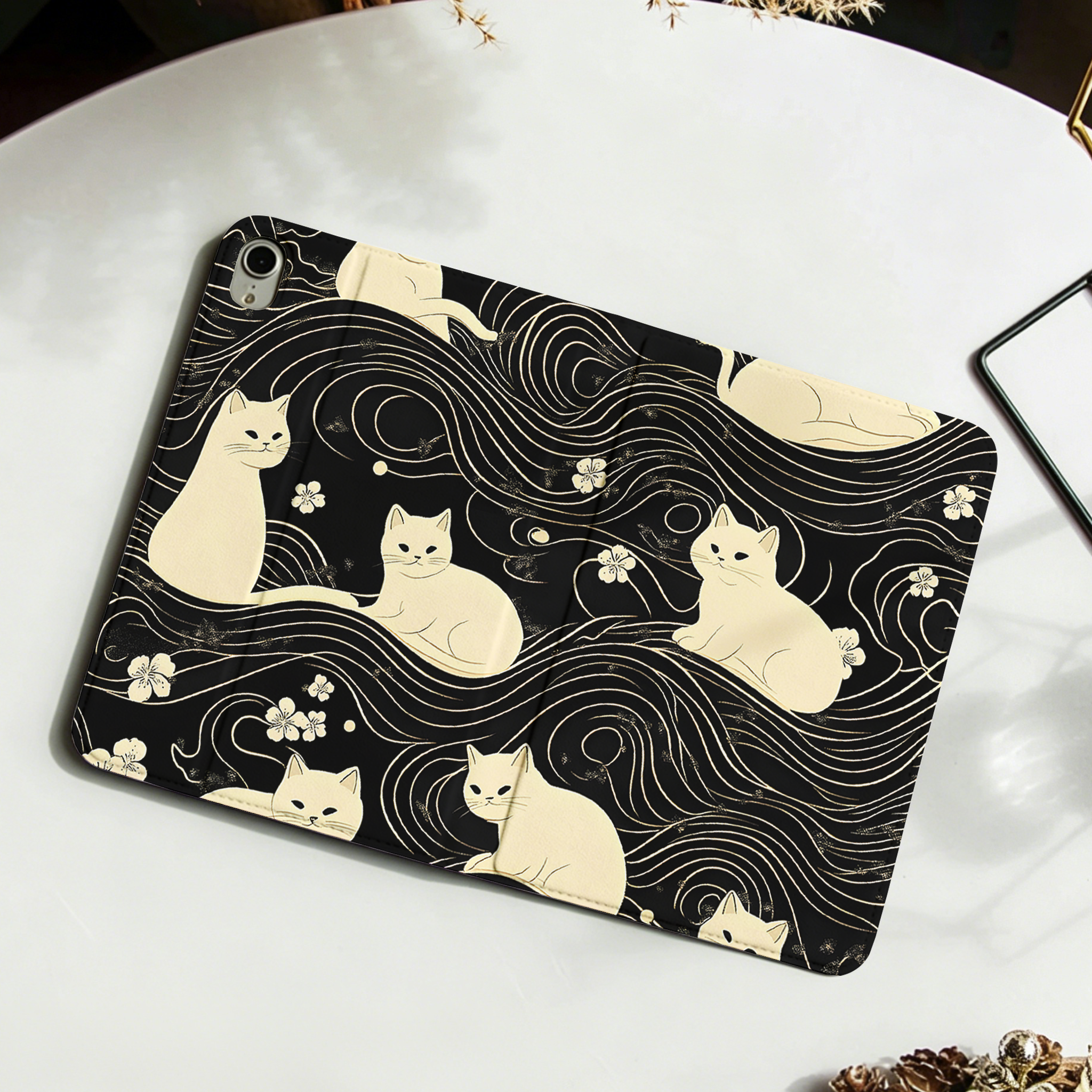 Tokyo-Tiger Mysterious Cat Nobles Tablet Protective Case