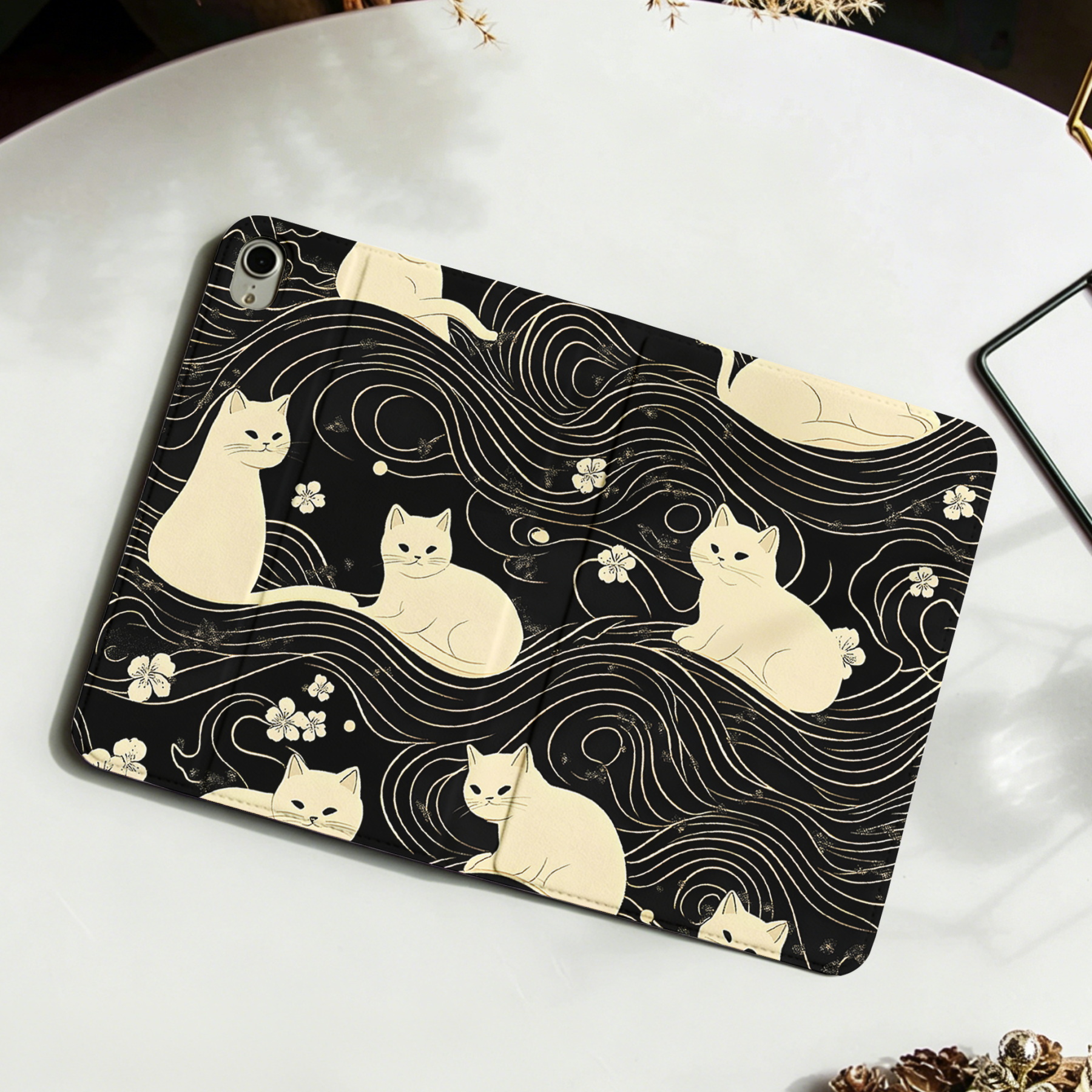 Tokyo-Tiger Mysterious Cat Nobles Tablet Protective Case