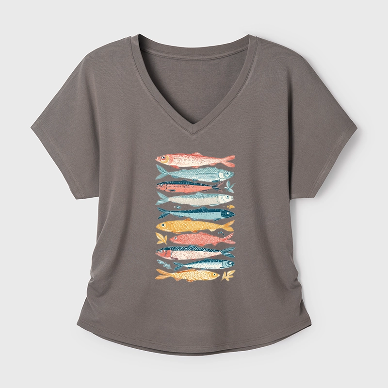 Tokyo-Tiger Beautiful Colorful Fish In The Sea Modal Dolman Sleeve T-Shirt