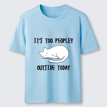 Tokyo-Tiger Funny Meme Quiet Lazy Cat Minimal Line Art Classic T-Shirt