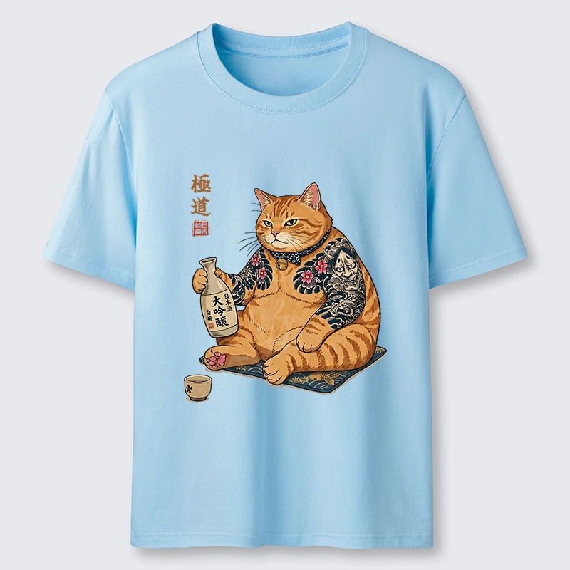 Tokyo-Tiger Traditional Japanese Cat Sake Classic T-Shirt