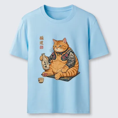 Tokyo-Tiger Traditional Japanese Cat Sake Classic T-Shirt