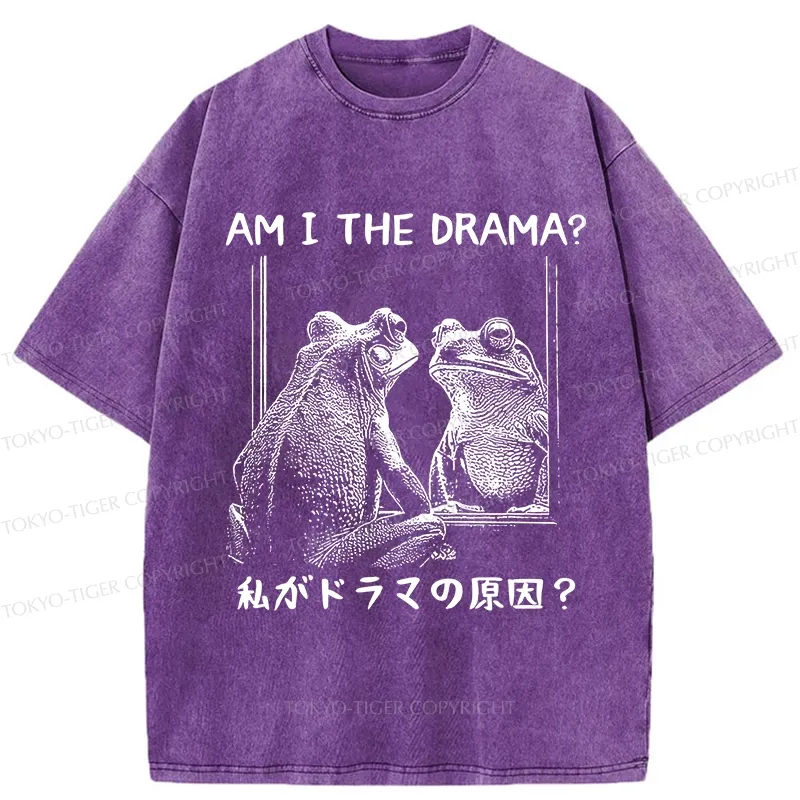 Tokyo-Tiger Am I The Drama Washed T-Shirt