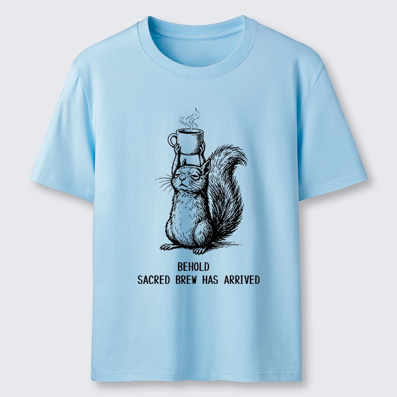Tokyo-Tiger Squirrel Hold Sacred Coffee Meme Classic T-Shirt