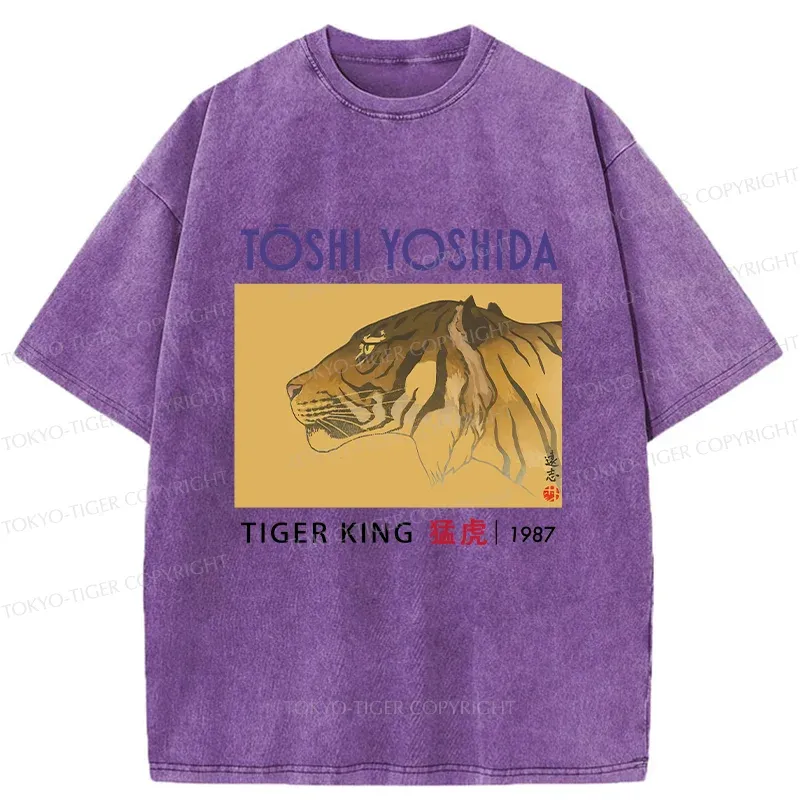 Tokyo-Tiger Vintage Japanese Tiger Washed T-Shirt