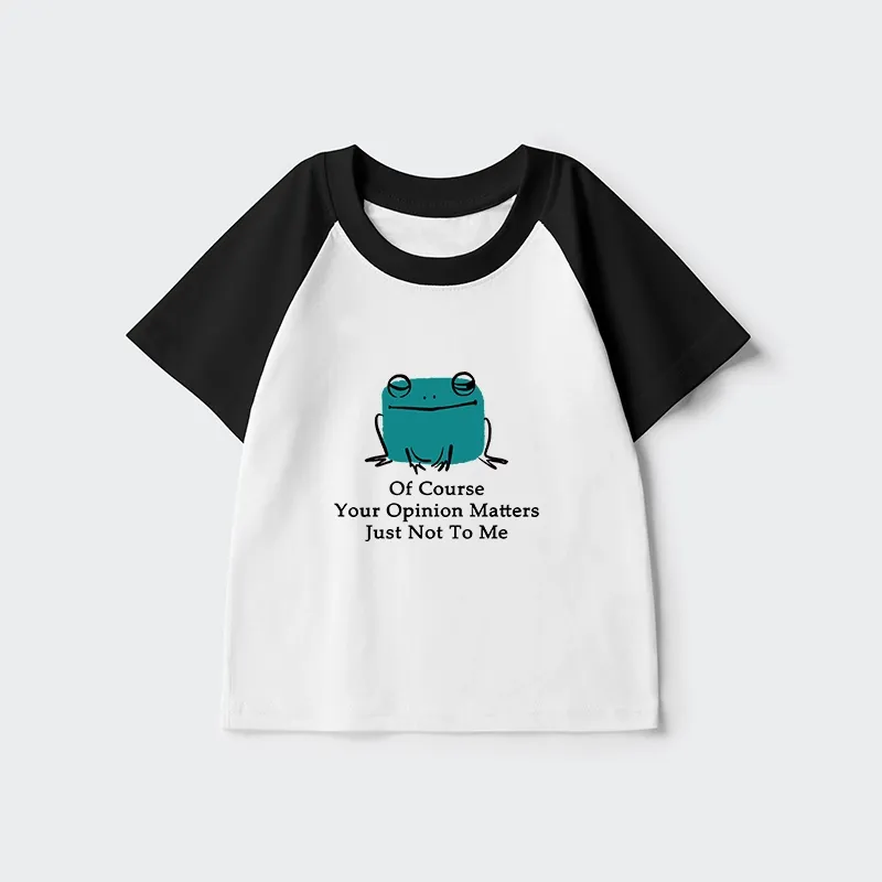 Tokyo-Tiger Cool Frog Unbothered By Others Opinions Kids Raglan T-shirt Sale