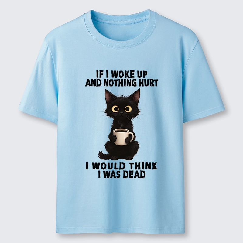 Tokyo-Tiger Funny Cute Black Cat And Coffee Meme Classic T-Shirt