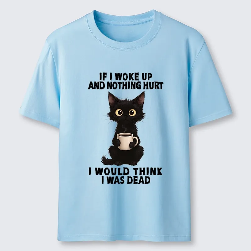 Tokyo-Tiger Funny Cute Black Cat And Coffee Meme Classic T-Shirt