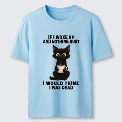 Tokyo-Tiger Funny Cute Black Cat And Coffee Meme Classic T-Shirt