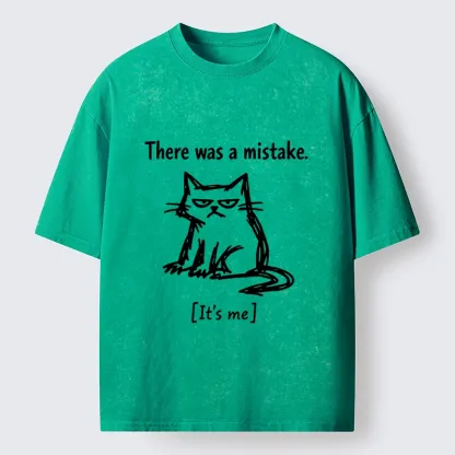 Tokyo-Tiger Mistake Cat Funny Meme Washed T-Shirt
