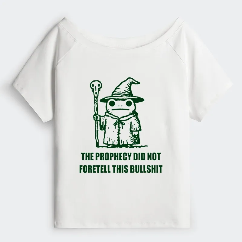 Tokyo-Tiger Funny Meme Wizard Frog Weird Prophecy Off Shoulder T-Shirt Sale