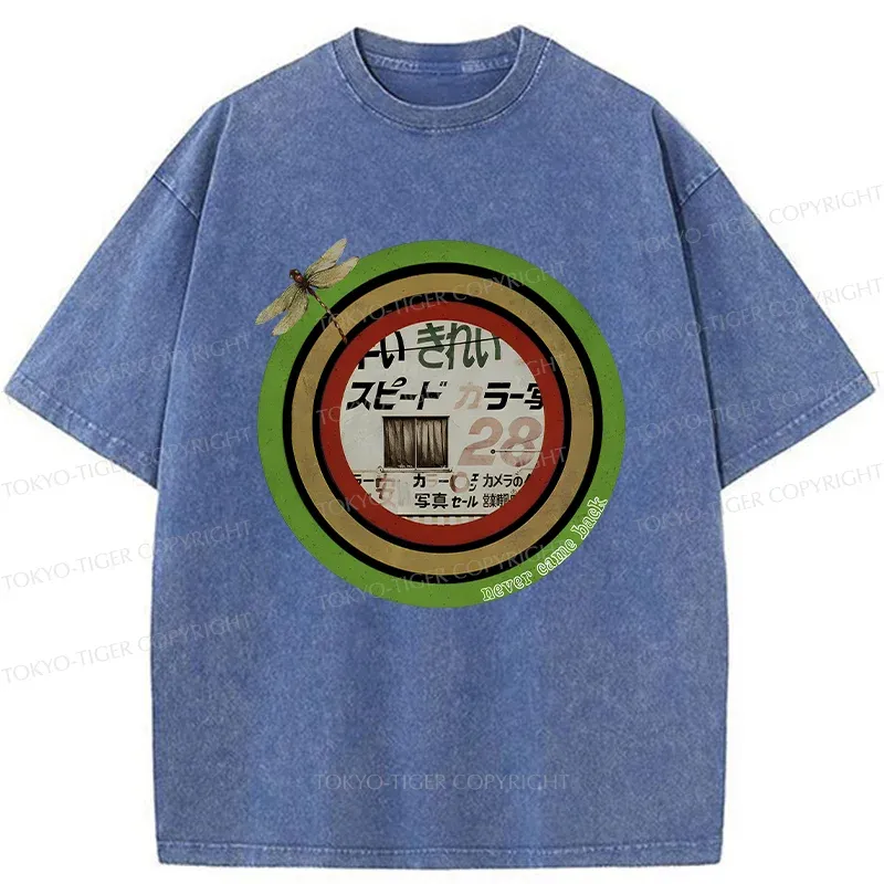 Tokyo-Tiger Japanese Retro Washed T-Shirt