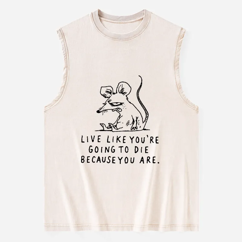 Tokyo-Tiger Funny Meme Sarcastic Rat Life Truth Washed Tank