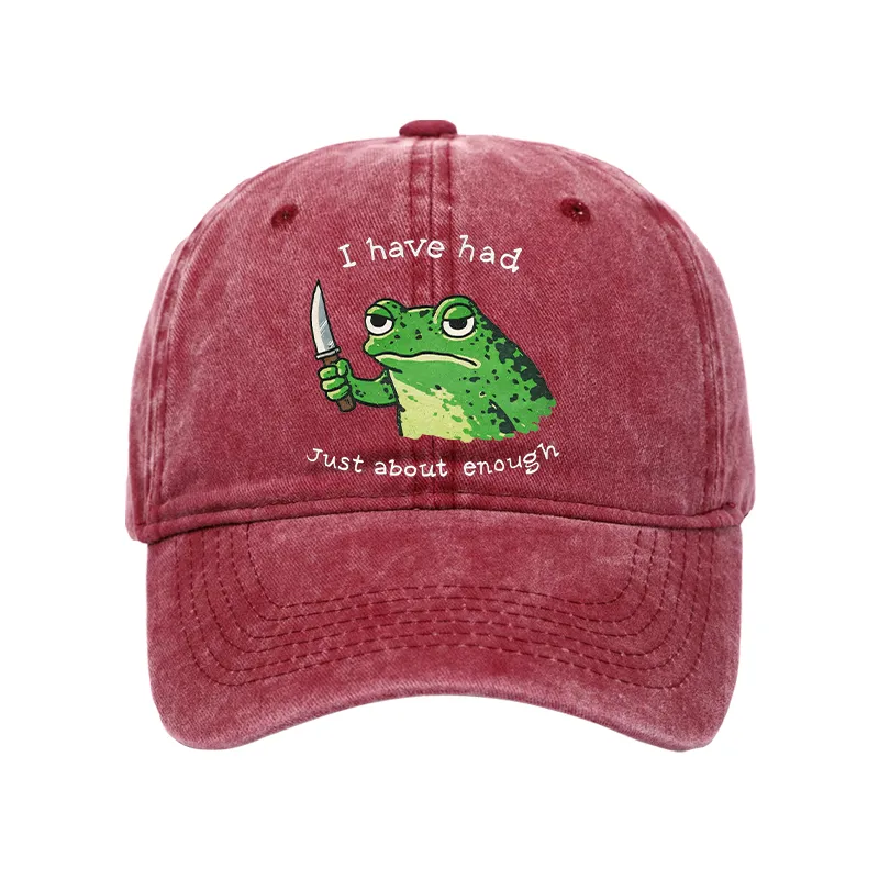 Tokyo-Tiger Impatient Frog Washed Cap Sale