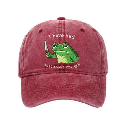 Tokyo-Tiger Impatient Frog Washed Cap