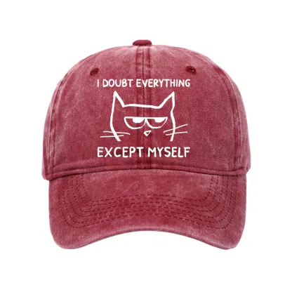 Tokyo-Tiger Confident Kitten Washed Cap