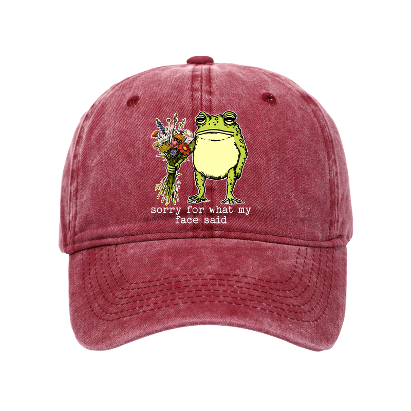 Tokyo-Tiger Frog Sorry Mode Activated Washed Cap