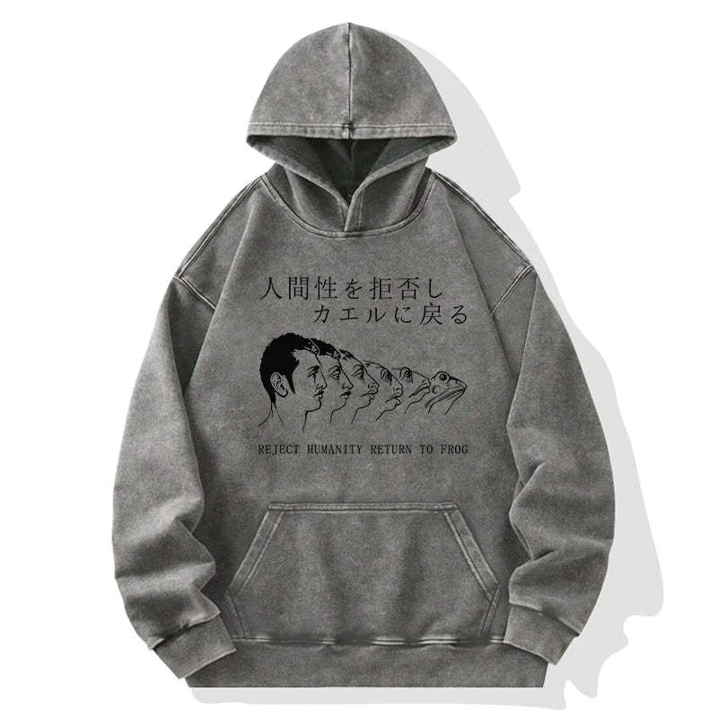 Tokyo-Tiger Return To Frog Washed Hoodie