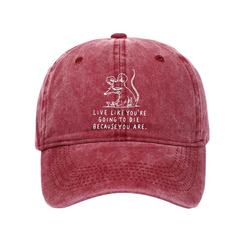 Tokyo-Tiger Funny Meme Sarcastic Rat Life Truth Washed Cap Sale