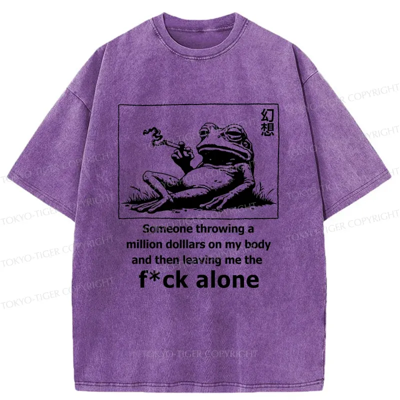 Tokyo-Tiger Frog Is Fantasizing Washed T-Shirt