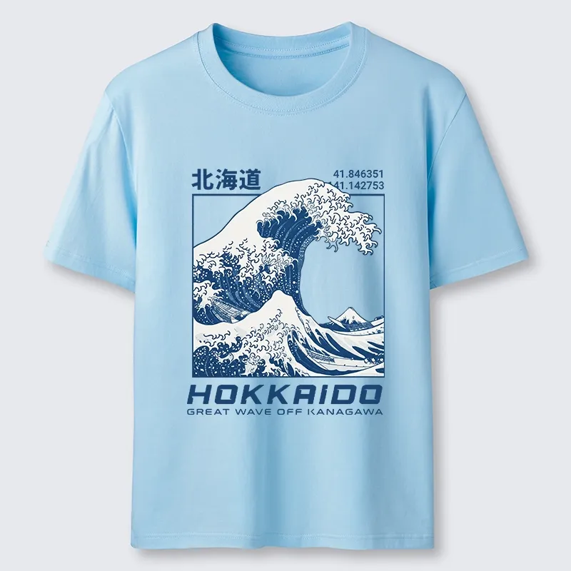 Tokyo-Tiger Hokkaido Wave Art Classic T-Shirt