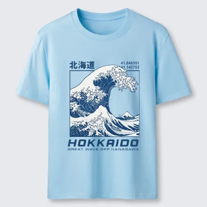 Tokyo-Tiger Hokkaido Wave Art Classic T-Shirt