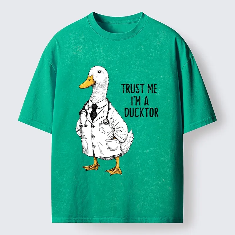 Tokyo-Tiger Trust Ducktor Washed T-Shirt