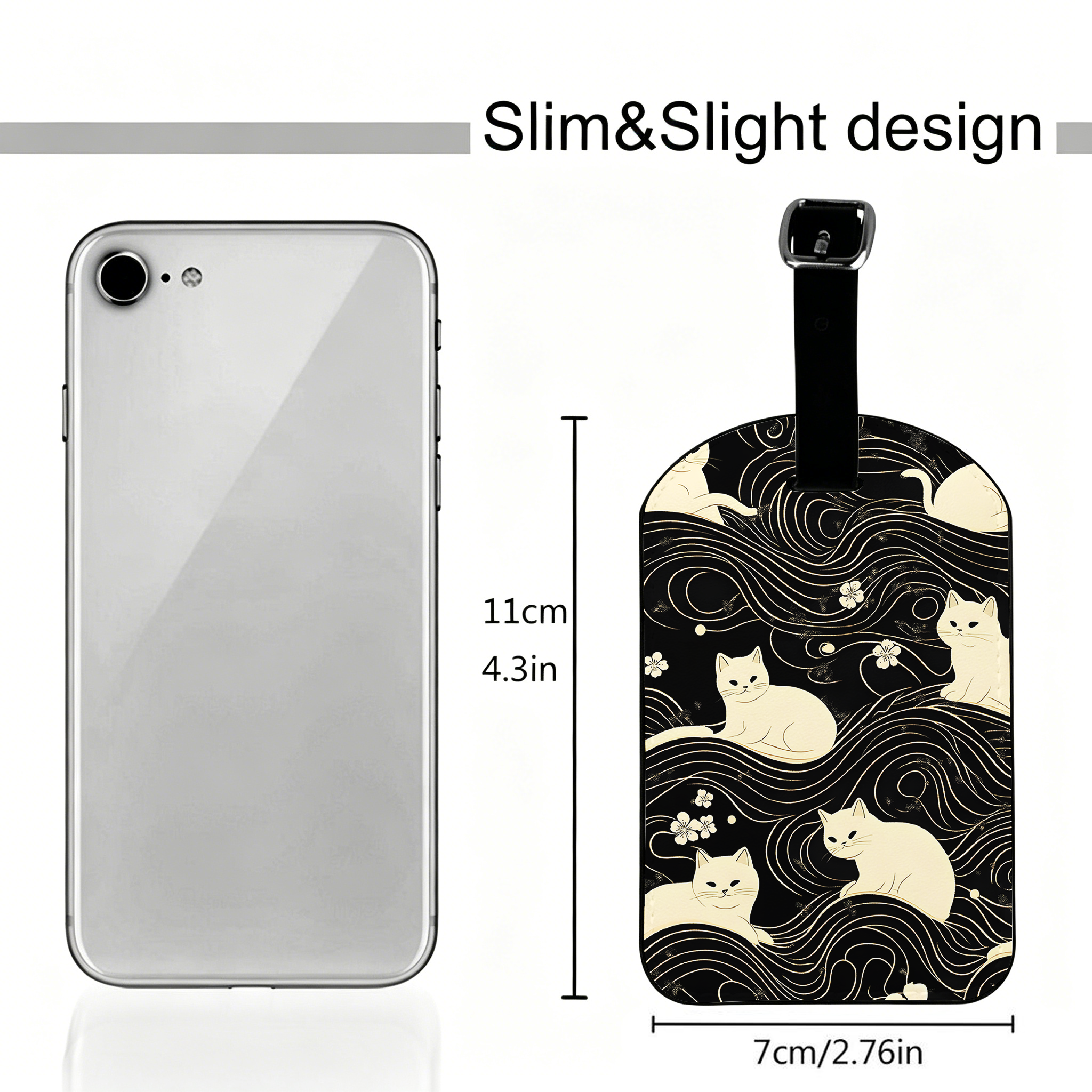 Tokyo-Tiger Mysterious Cat Luggage Tag