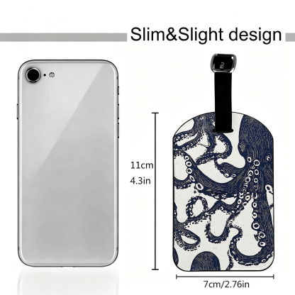 Tokyo-Tiger Ocean Octopus Luggage Tag