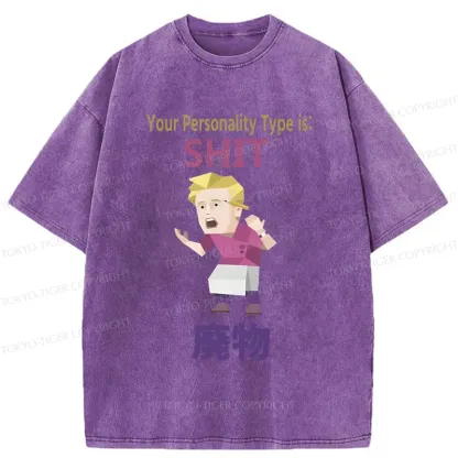 Tokyo-Tiger Your Special Mbti Washed T-Shirt