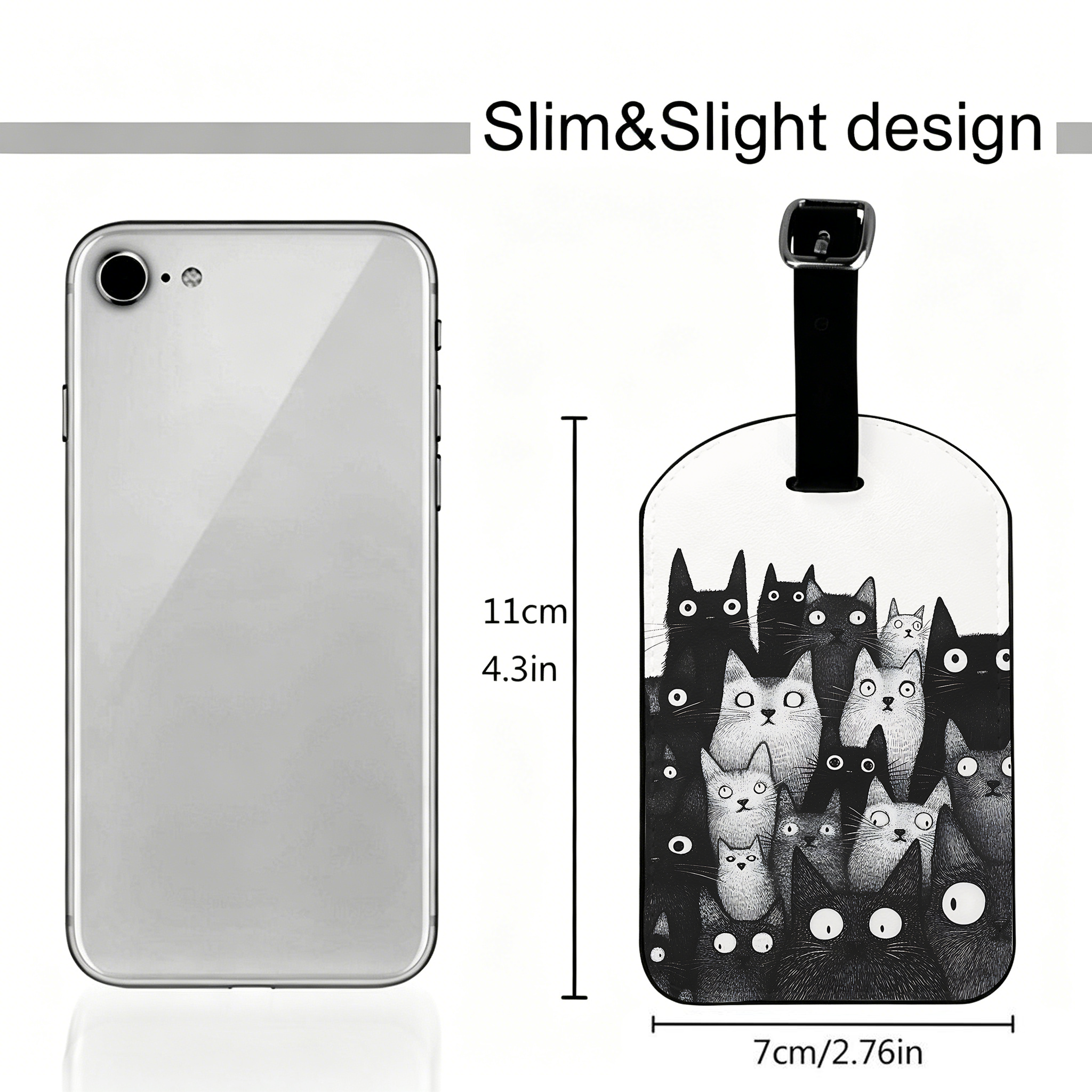 Tokyo-Tiger The Judgmental Stare Of Cats Luggage Tag
