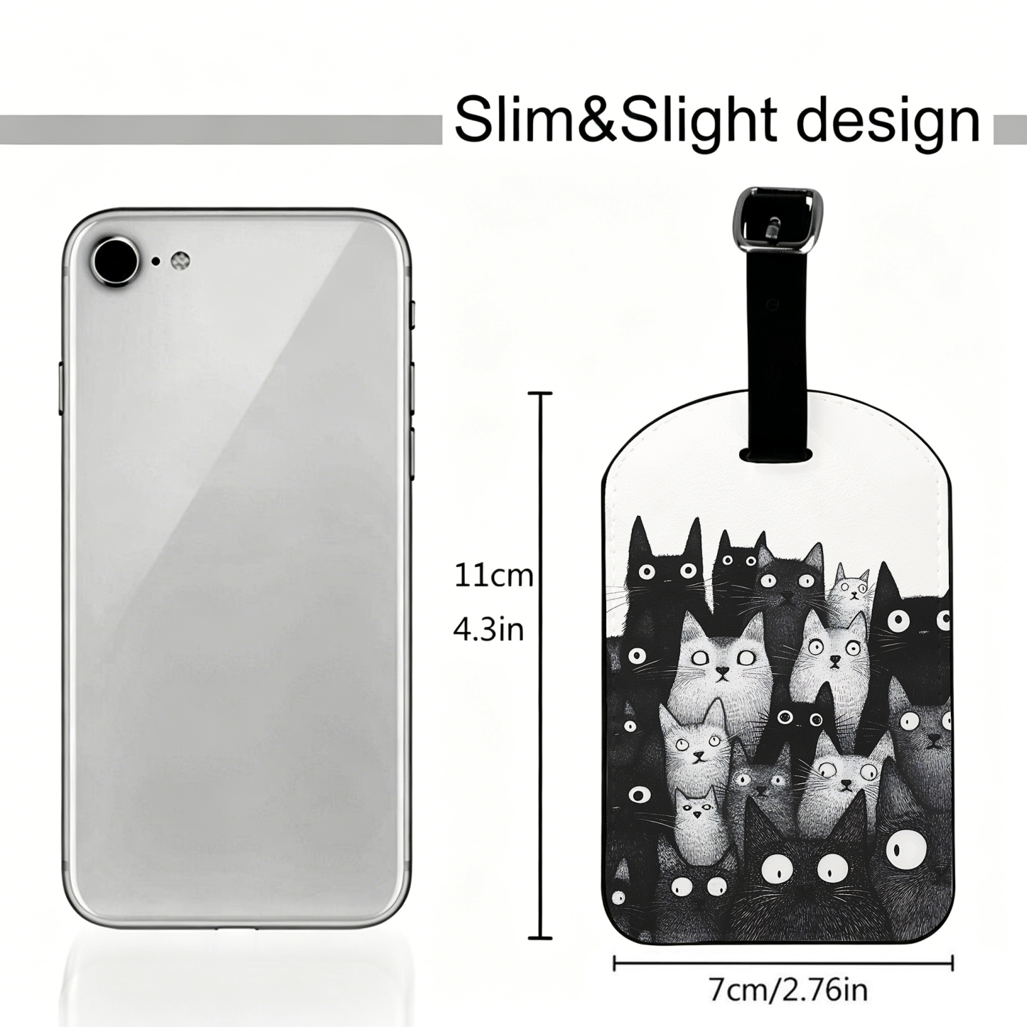 Tokyo-Tiger The Judgmental Stare Of Cats Luggage Tag
