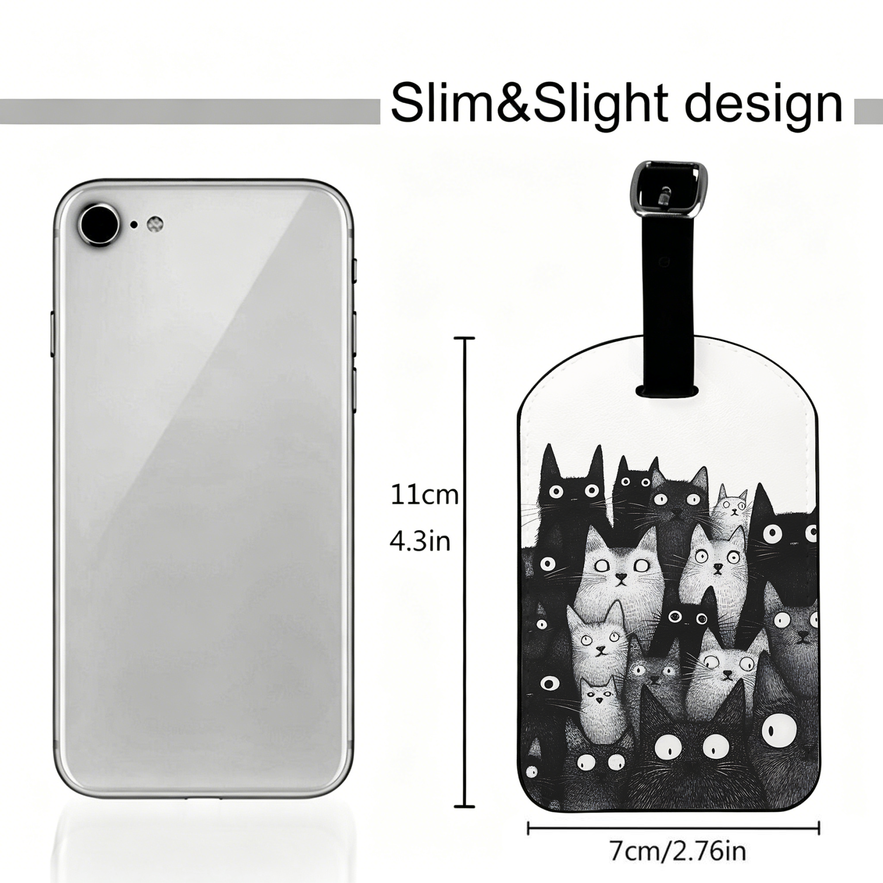 Tokyo-Tiger The Judgmental Stare Of Cats Luggage Tag