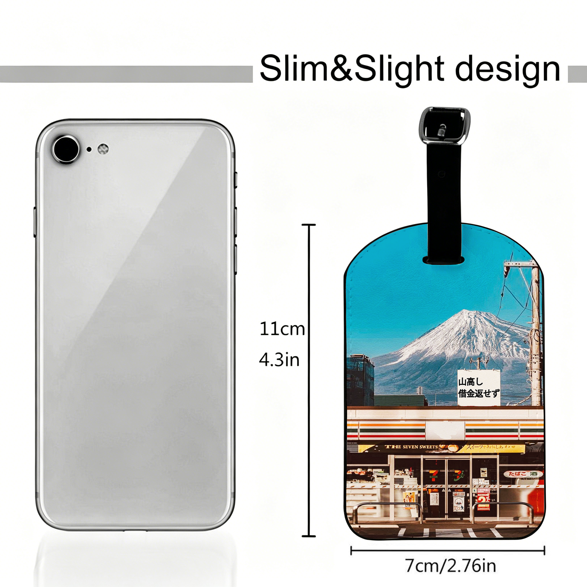 Tokyo-Tiger The Mount Fuji Is High Debts Unpaid Luggage Tag