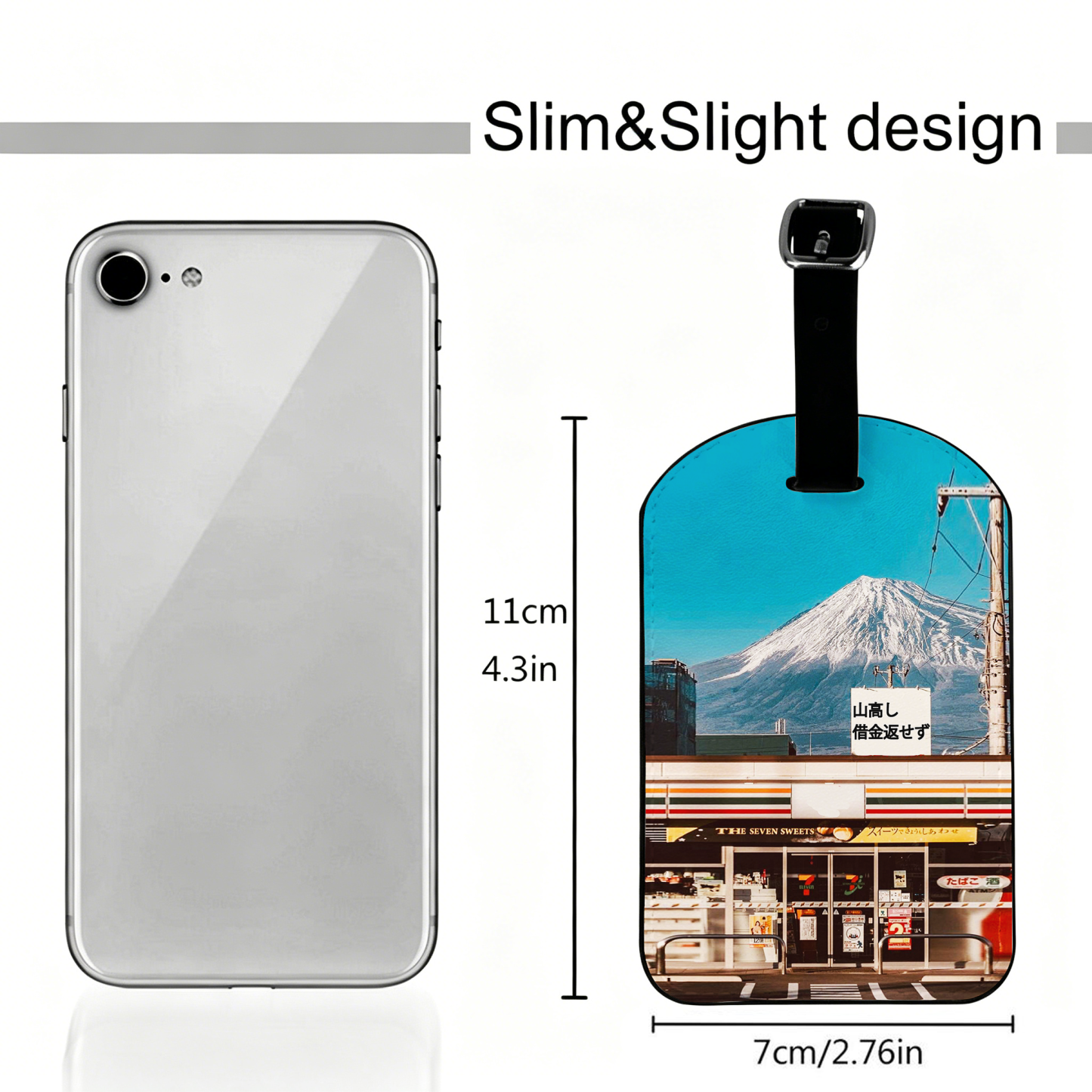 Tokyo-Tiger The Mount Fuji Is High Debts Unpaid Luggage Tag