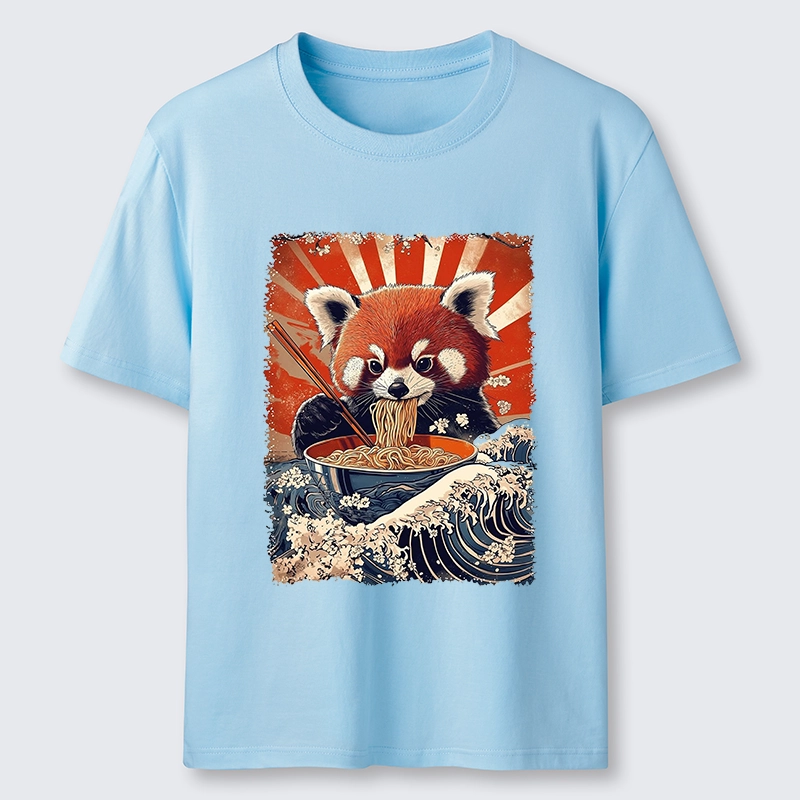 Tokyo-Tiger Red Panda Noodle Fun Classic T-Shirt