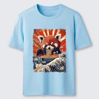Tokyo-Tiger Red Panda Noodle Fun Classic T-Shirt