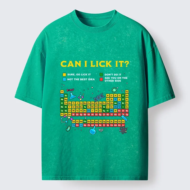 Tokyo-Tiger Can I Lick Elements Washed T-Shirt